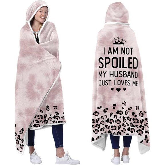 Spoiled Wife Fleece Hoodie - Mother's Day & Birthday Gift