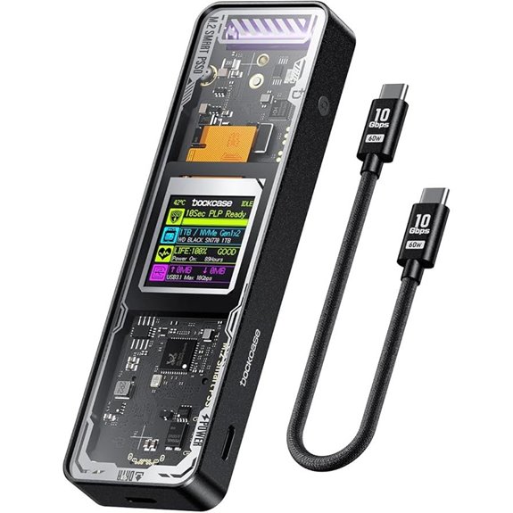 DOCKCASE Explorer M.2 NVMe SSD Enclosure