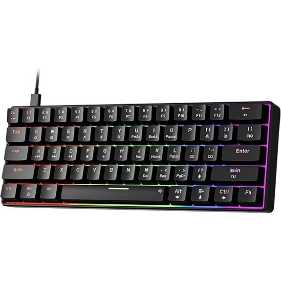 Newmen GM611 Mechanical Keyboard with Rainbow Backlit