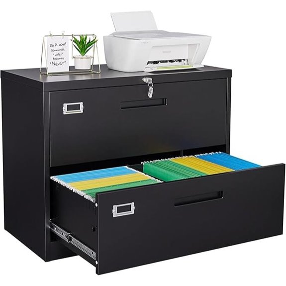 Letaya 2-Drawer Locking Metal File Cabinets