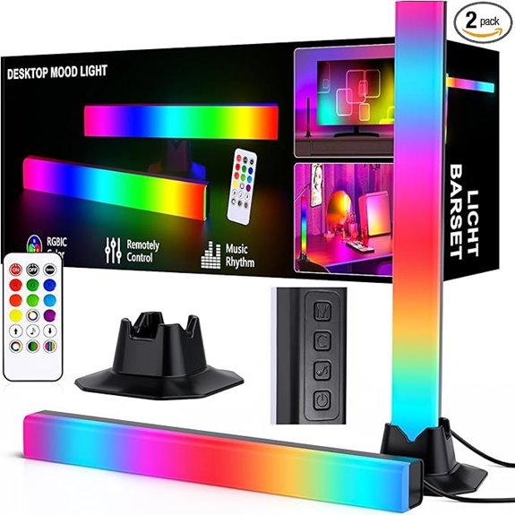 MIHEAL 12.59 RGB LED Light Bar with Remote