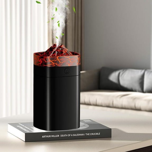 Portable Mini Humidifier with LED Light and Auto-Off