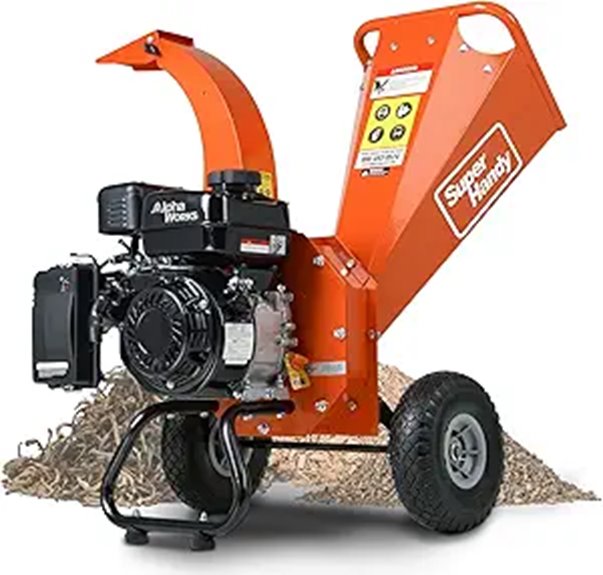 SuperHandy Mini Wood Chipper & Mulcher (7HP 3)