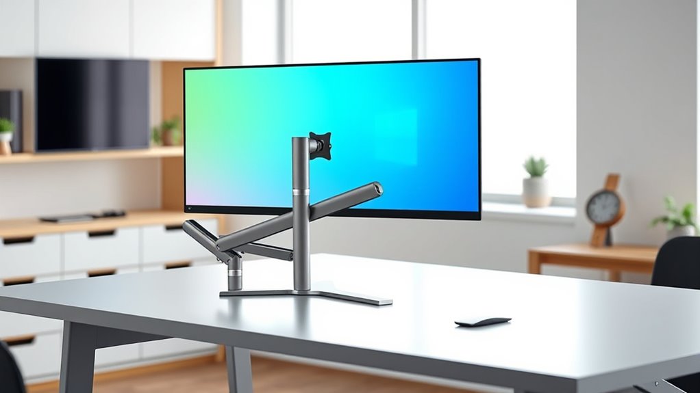 monitor stand compatibility and adjustability