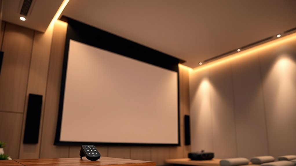 motorized screen selection tips