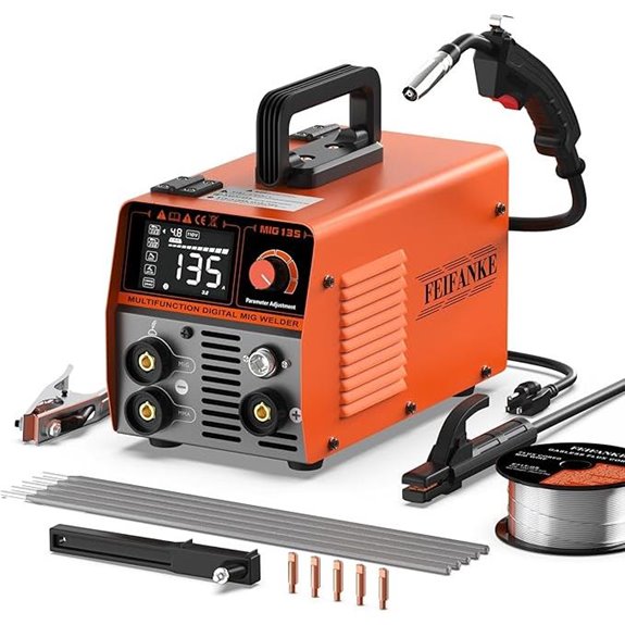 135A 3-in-1 MIG TIG Flux Core Welder Kit