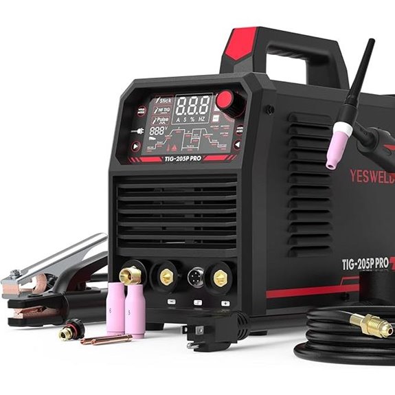 YESWELDER 205A 3-in-1 TIG & Stick Welding Machine