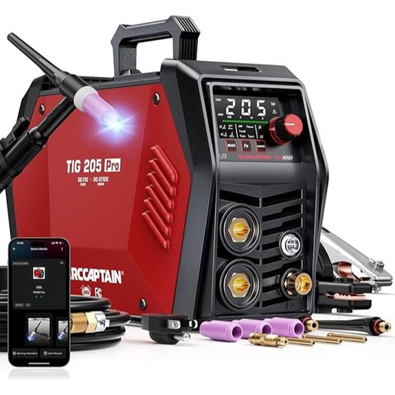 ARCCAPTAIN TIG 205 Pro 5-in-1 Welding Machine