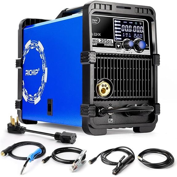 RILAND MIG-205DS Pro 5-in-1 Multi-Process MIG Welder