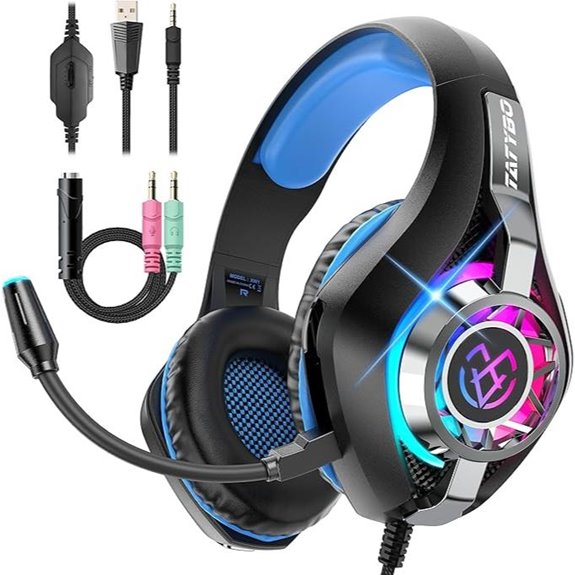 Gaming Headset for PC PS5 Switch Mobile