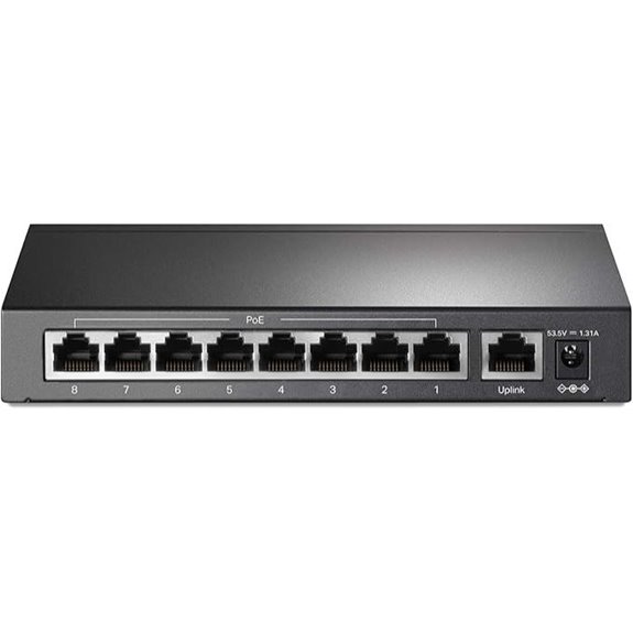 TP-Link 9 Port PoE Ethernet Switch with Protection