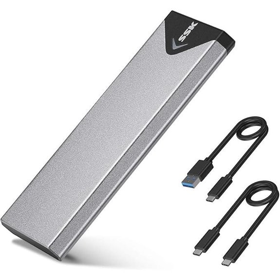 SSK NVME SATA SSD Enclosure USB 3.2 Gen 2