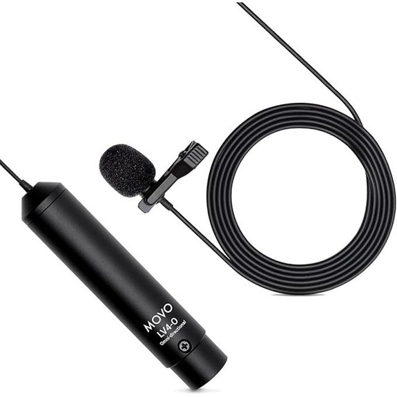Movo LV4-O Omnidirectional Lavalier Microphone