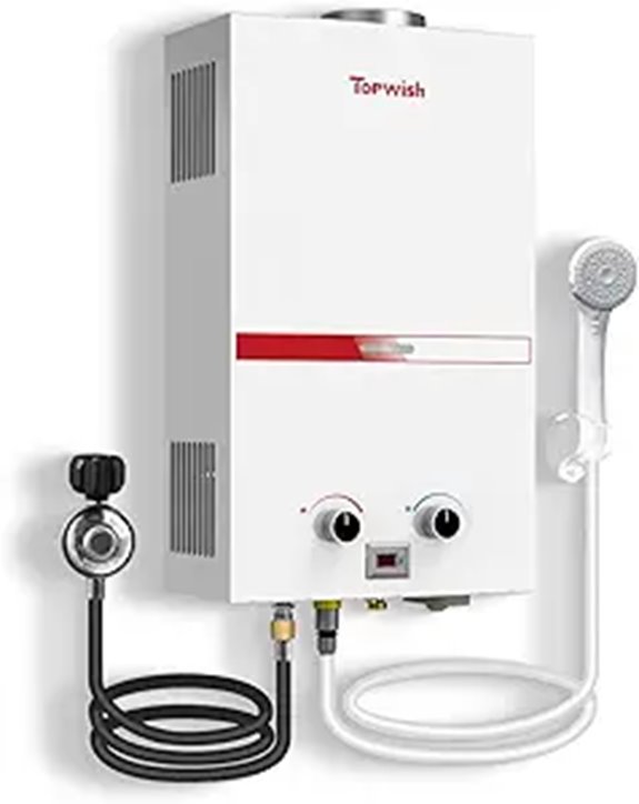 Tankless Propane Water Heater 10L for Outdoors