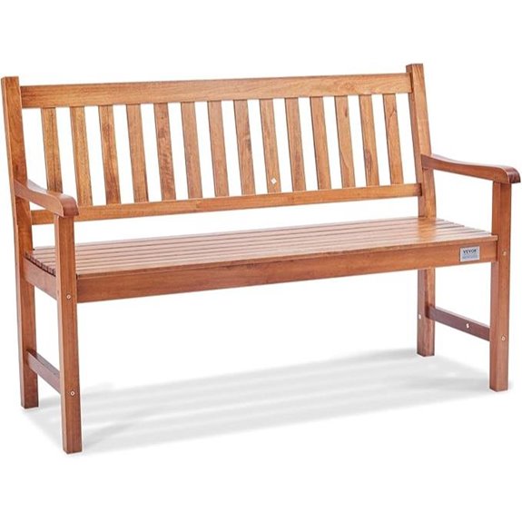 VEVOR 2-Person All-Weather Outdoor Garden Bench