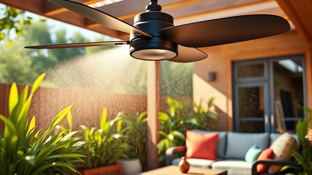outdoor misting fan considerations