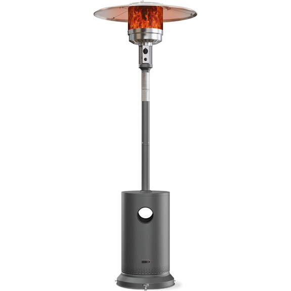 East Oak 50,000 BTU Outdoor Patio Heater with Table