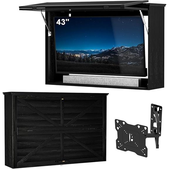 GDLF Outdoor TV Enclosure for 32-43 inch TVs