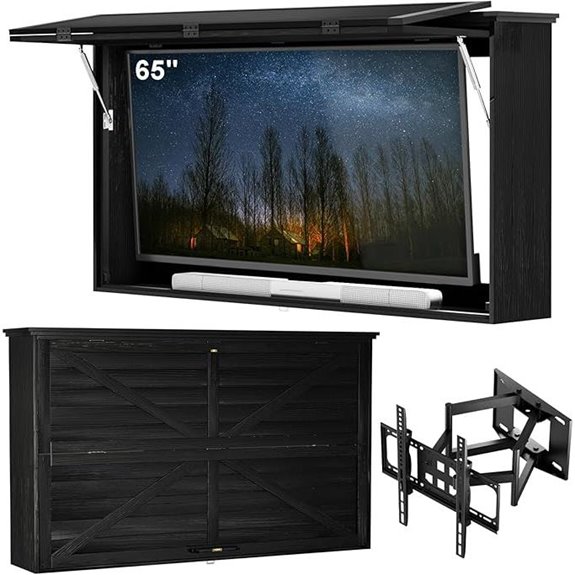 GDLF Outdoor TV Enclosure with Mount for 60-65 inch