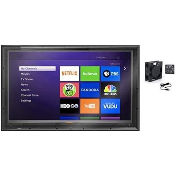 TV Shield 52-55 Outdoor TV Enclosure with Fan