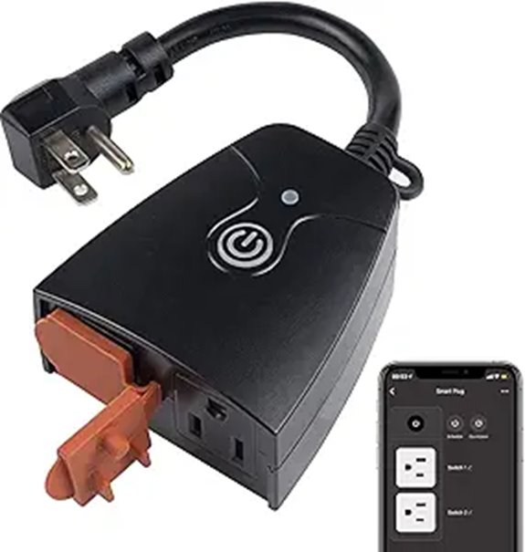 Outdoor WiFi Smart Plug with App Control