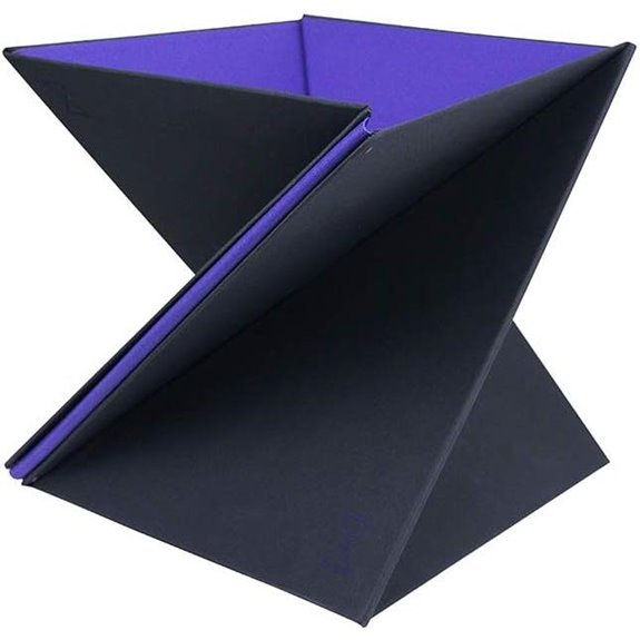 Levit8 Periwinkle Size: S; The flat folding portable standing desk