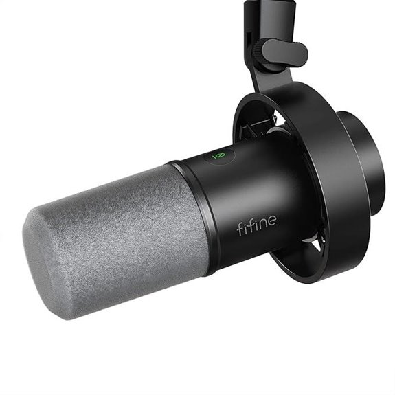 FIFINE XLR/USB Microphone for Podcast and Streaming