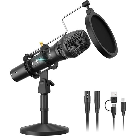 MAONO HD300T Podcast Microphone with Accessories