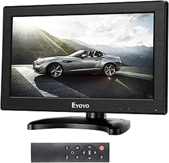 Eyoyo 12 Portable TFT LCD Monitor with Inputs