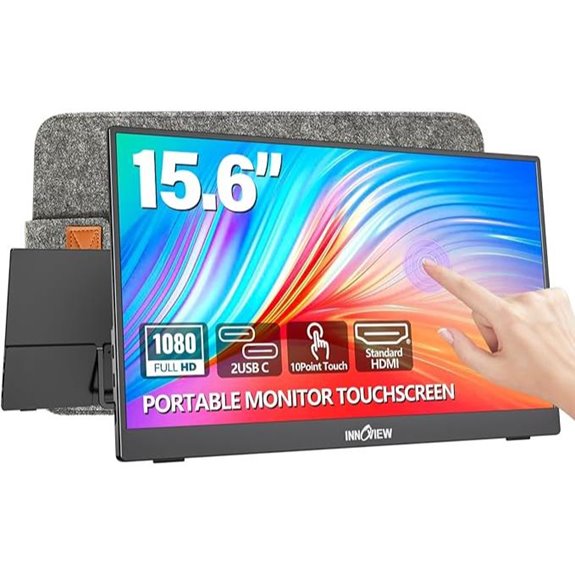 InnoView 15.6 Touchscreen Portable Monitor with Stand