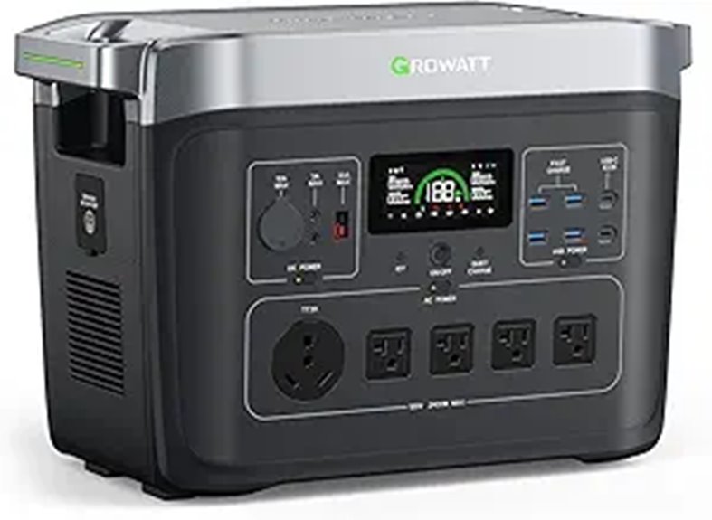 portable 2000w solar generator