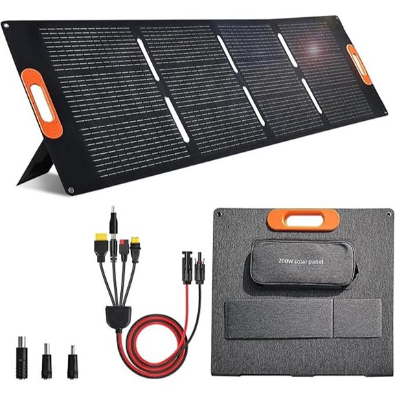 200W Foldable Solar Panel for Power Station Camping