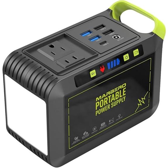 MARBERO 88Wh Portable Power Station with Solar Backup