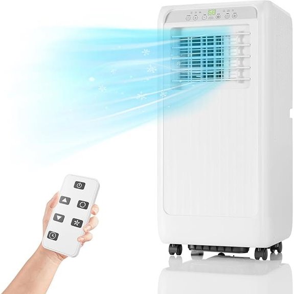 8,000 BTU Portable Air Conditioner with Remote