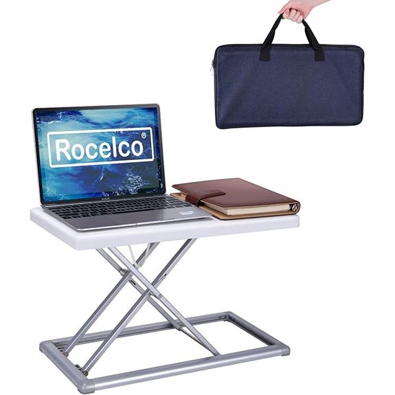 Rocelco 19 Portable Adjustable Laptop Riser