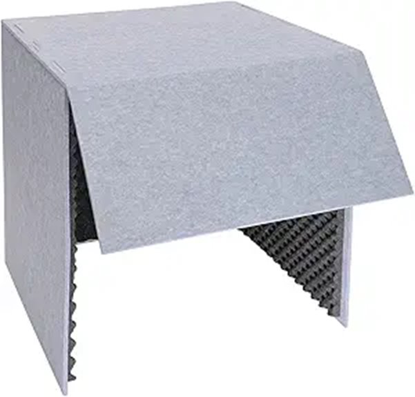 Portable Soundproof Vocal Recording Booth (Black)
