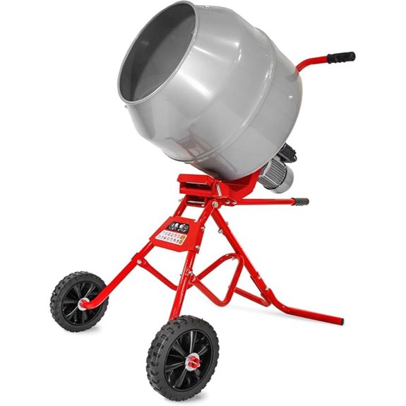 XtremepowerUS 4.6 cu. ft. Portable Cement Mixer