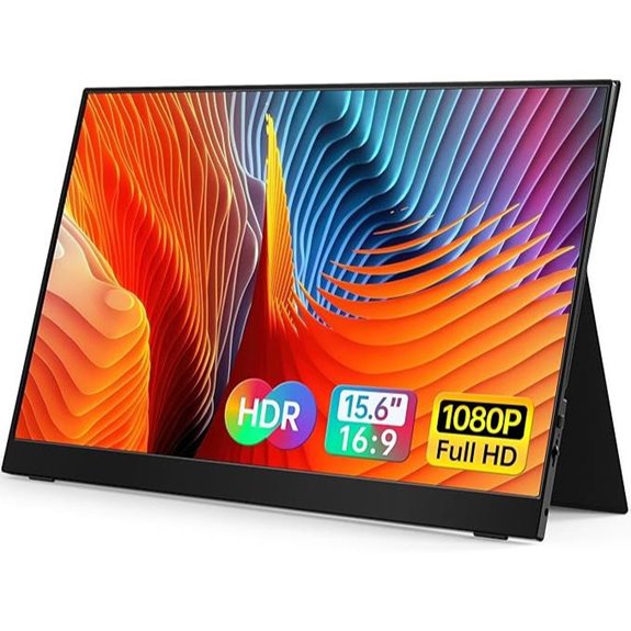 VILVA 15.6 Portable FHD Monitor with Cover & Speakers