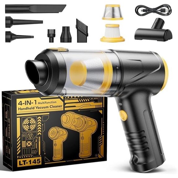 Portable Handheld Vacuum Cleaner with LED Light