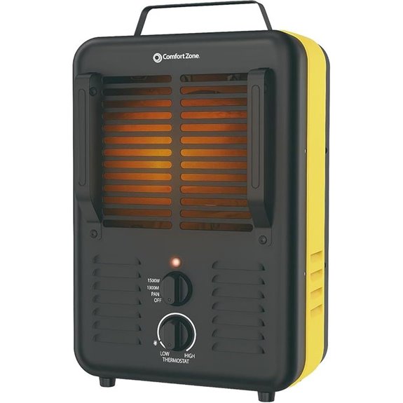 Comfort Zone Portable Space Heater with Thermostat