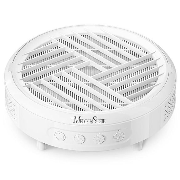 MelodySusie Compact Nail Dust Collector with Reusable Filter