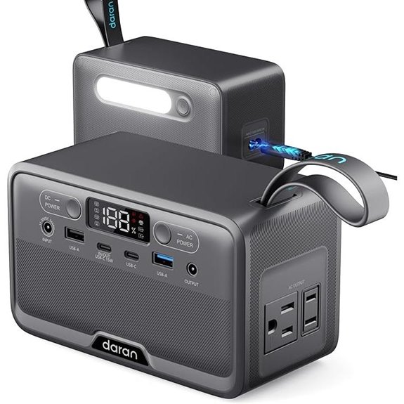 DaranEner R100 Portable Power Station with AC Outlet
