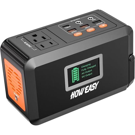 HOWEASY Portable Power Station with Solar Panel Optional