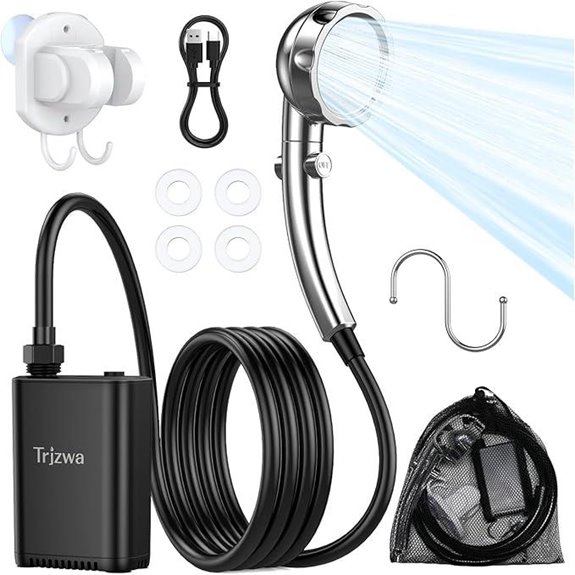 Portable Rechargeable Outdoor Camping Shower