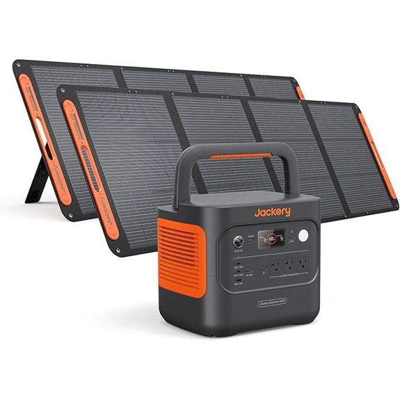 Jackery Solar Generator 2000 v2 with 2 Solar Panels