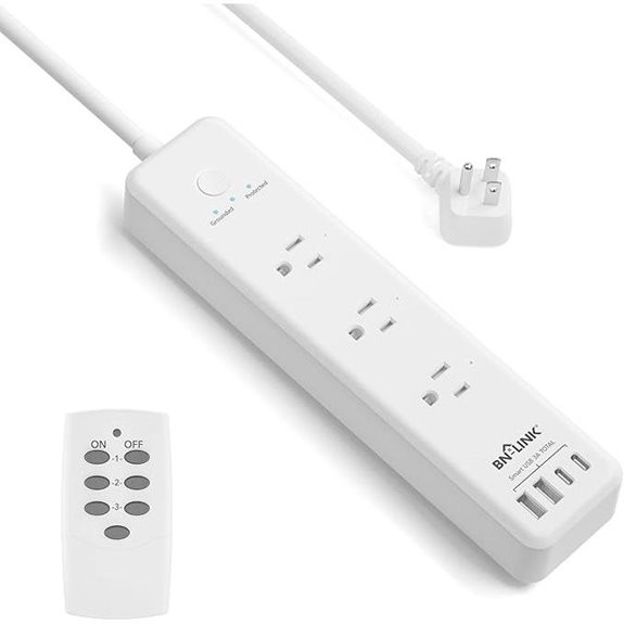 BN-LINK Power Strip with USB and Overload Protection