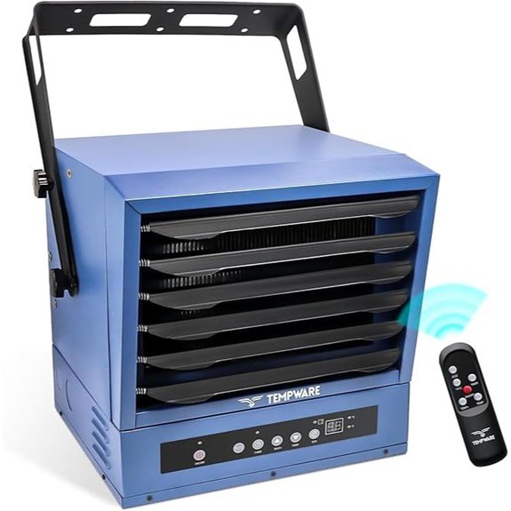10,000W Electric Garage Heater with Remote and Timer
