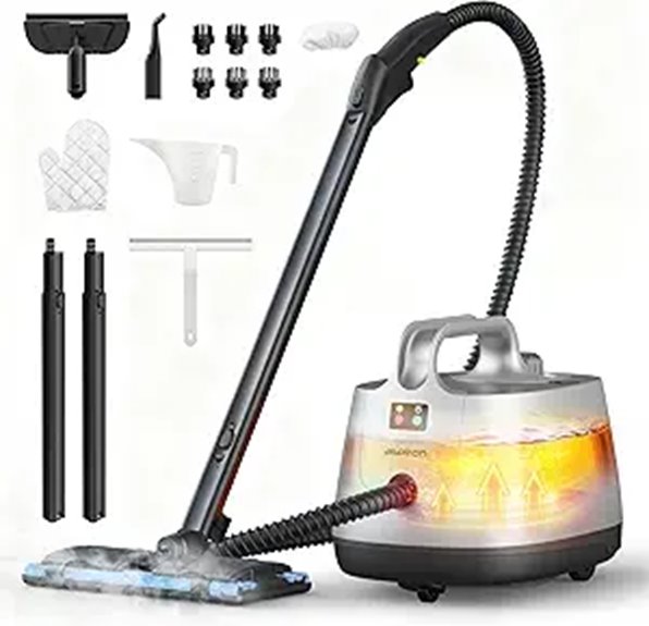 Heavy Duty Handheld Steam Cleaner with 21 Attachments