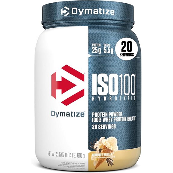 Dymatize ISO100 Whey Protein Powder Gourmet Vanilla