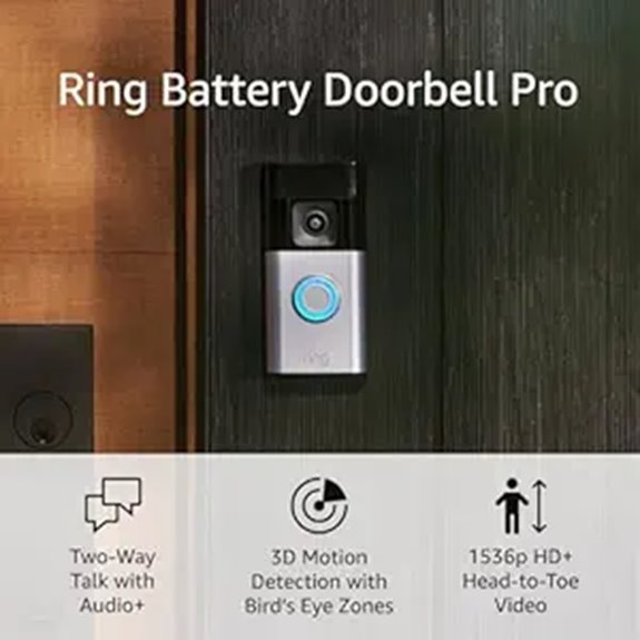 Ring Battery Doorbell Pro with 3D Motion & HD Video